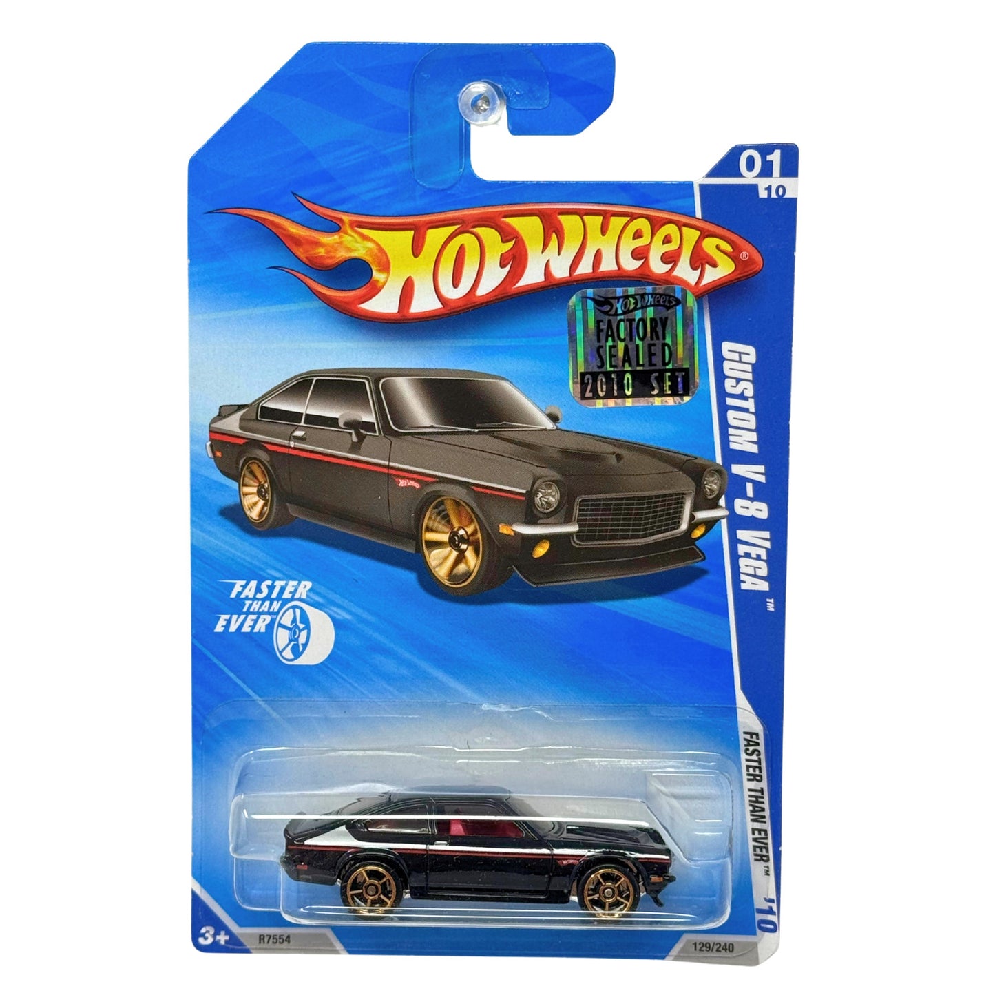 Hot Wheels Faster Than Ever '10 Custom V-8 Vega 1:64 Diecast Factory Sealed
