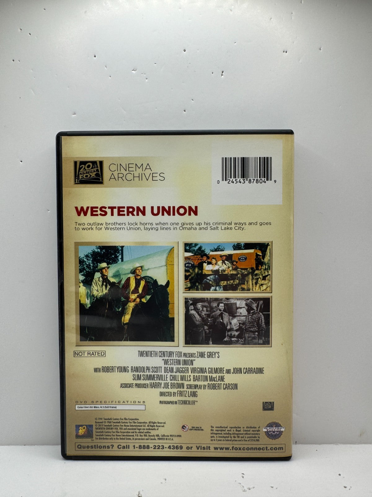 Western Union (DVD) Western 20th Century Fox Cinema Archives