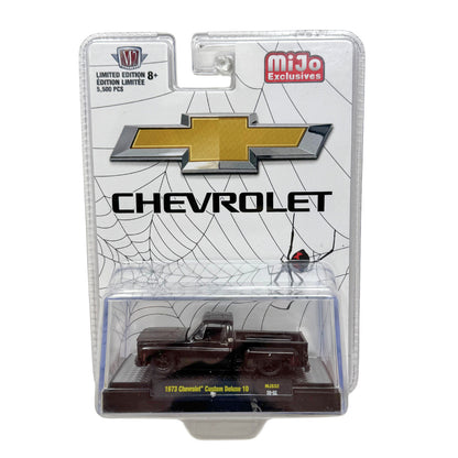 M2 Machines Black Widow 1973 Chevrolet Custom Deluxe 10 1:64 Diecast