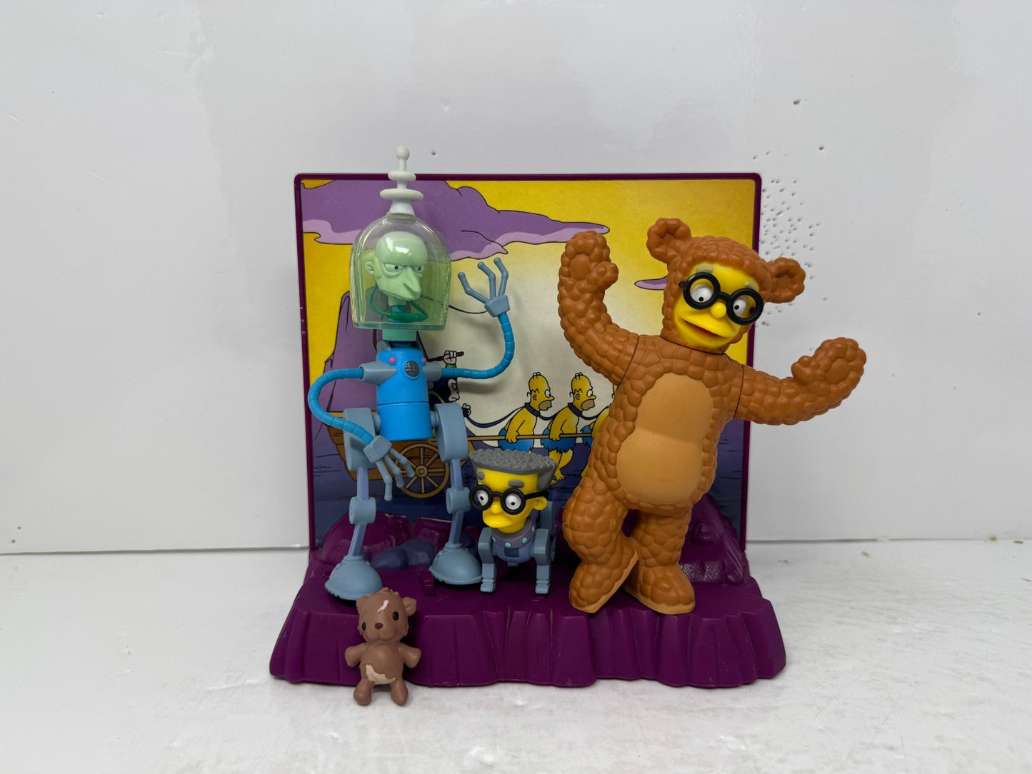 Simpsons World of Springfield The Next Century Set Playmates Diorama