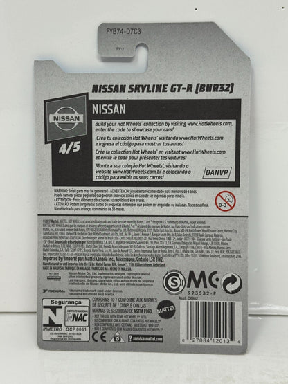 Hot Wheels Nissan Skyline GT-R BNR32 1:64 Diecast Blue