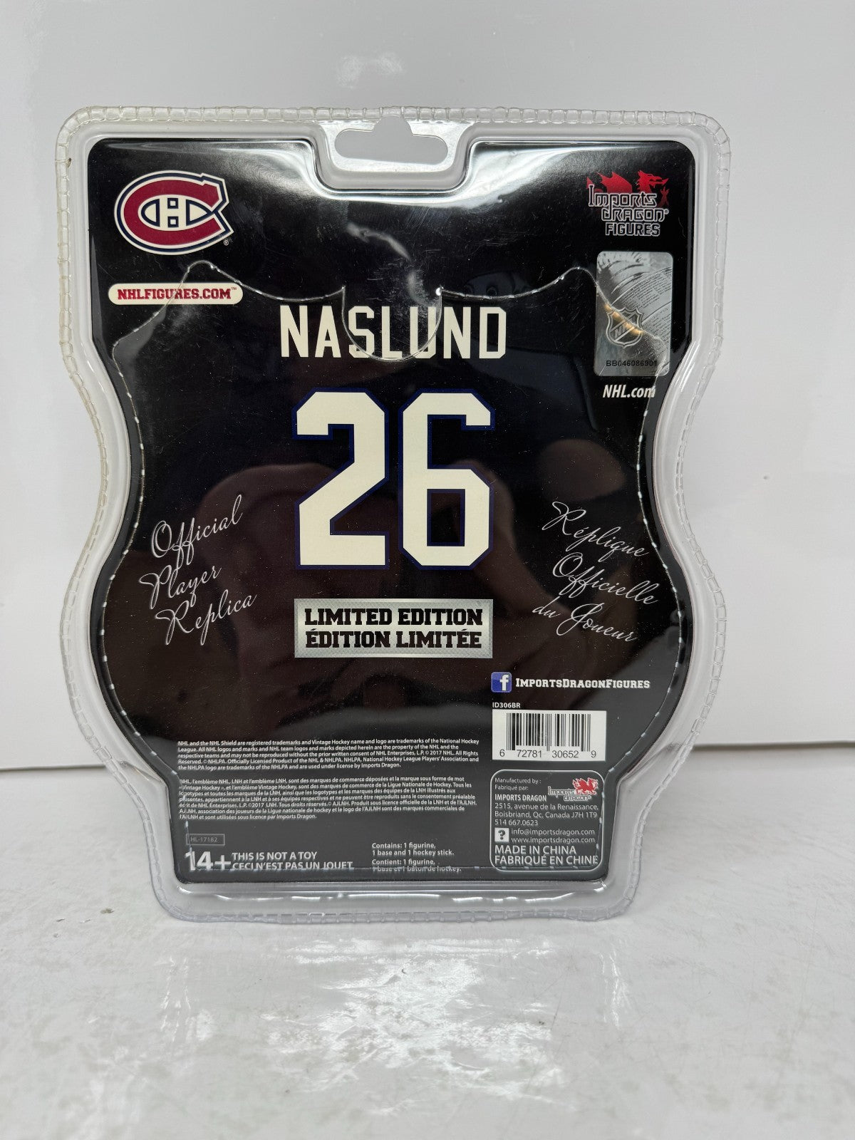 Imports Dragon NHL Mats Naslund Montreal Canadiens #26 Limited Edition Figure