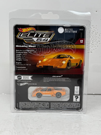 Hot Wheels Collectors Elite 64 McLaren M6GT 1:64 Diecast