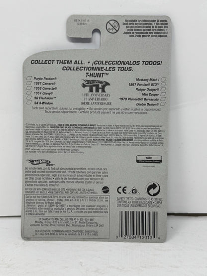 Hot Wheels T-Hunt 1934 3-Window 1:64 Diecast Real Riders