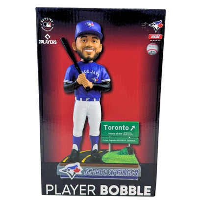 FOCO MLB Toronto Blue Jays George Springer Next Stop Toronto Bobblehead