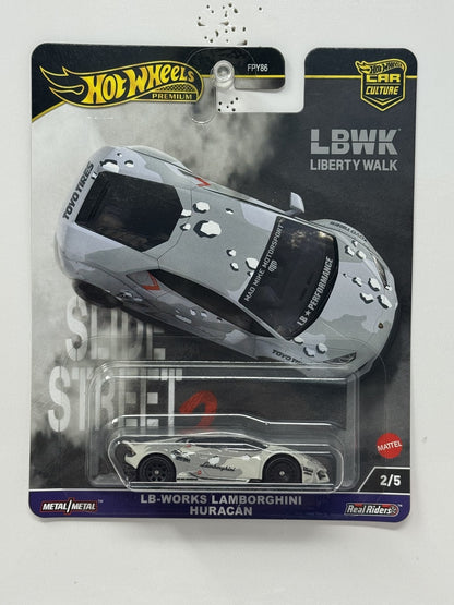 Hot Wheels Premium Slide Street 2 Lamborghini Huracán 1:64 Diecast