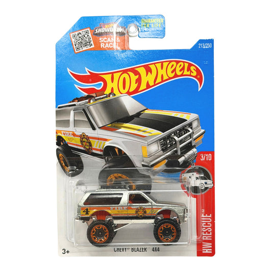 Hot Wheels ZAMAC HW Rescue Chevy Blazer 4x4 1:64 Diecast