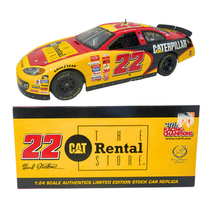 Racing Champions Nascar Ward Burton #22 The Cat Rental Store 1:24 Diecast