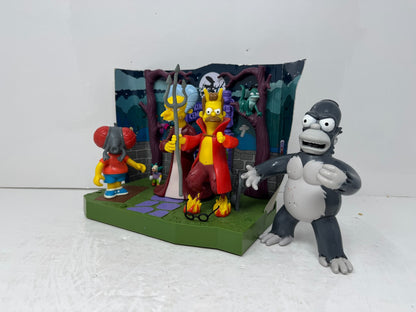 Simpsons World of Springfield Treehouse of Horror Set Playmates Diorama
