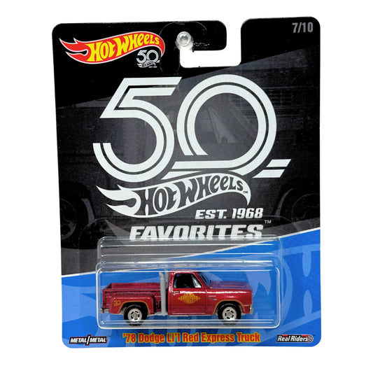 Hot Wheels Premium Favorites 1978 Dodge Li’l Red Express Truck 1:64 Diecast