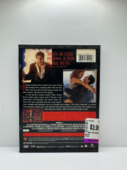 Devils Advocate (DVD) Al Pacino Thriller