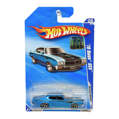 Hot Wheels Muscle Mania 1970 Buick GSX 1:64 Diecast Factory Sealed V2