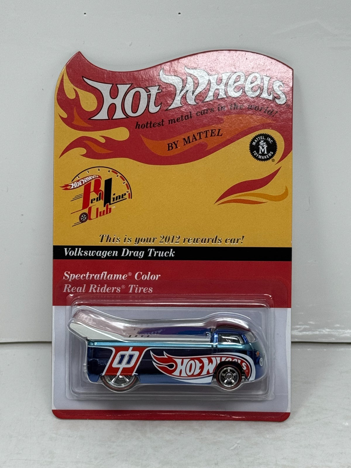 Hot Wheels RLC Red Line Club Rewards Volkswagen Drag Truck 1:64 Diecast