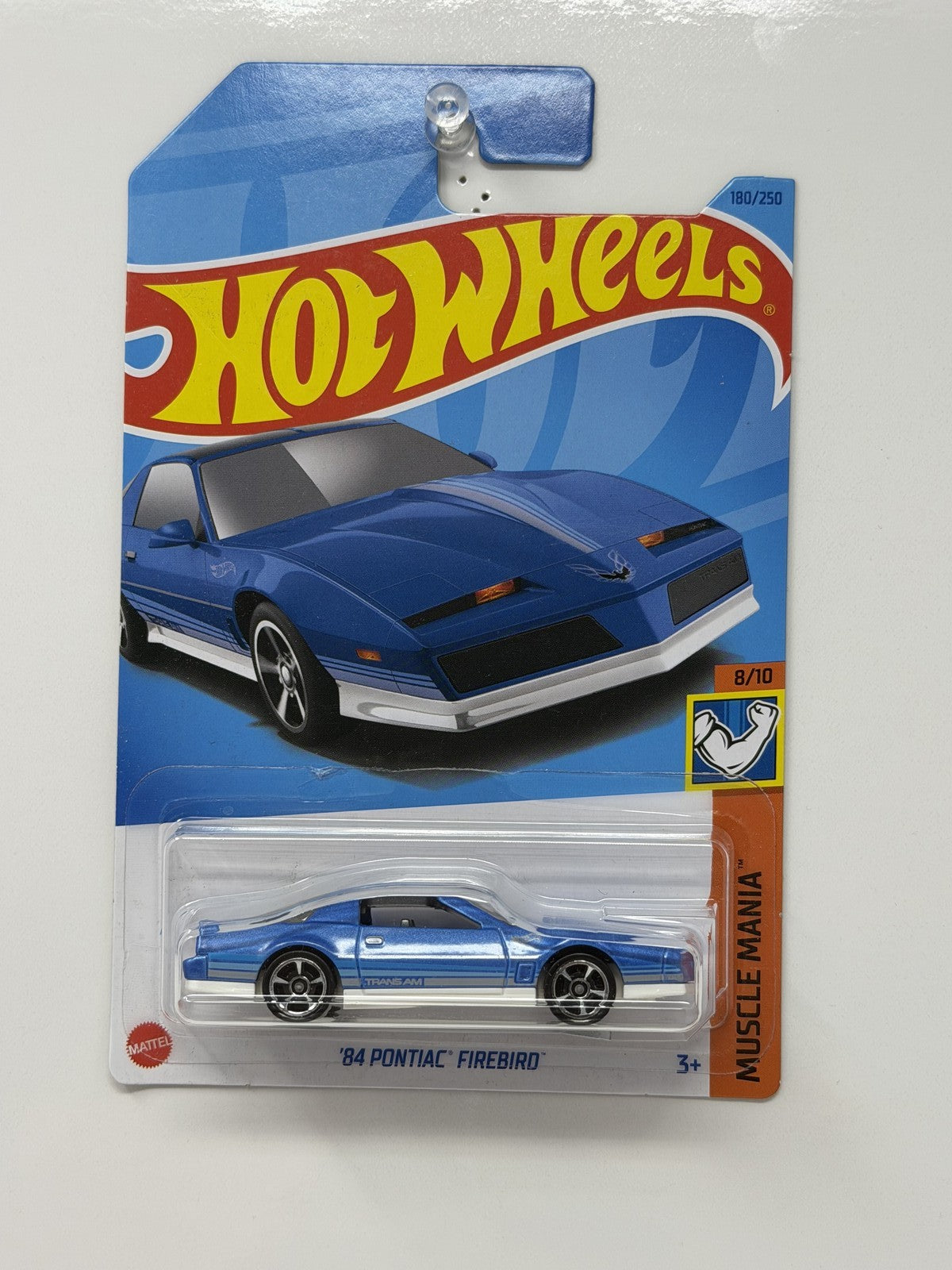 Hot Wheels Muscle Mania 1984 Pontiac Firebird 1:64 Diecast Blue