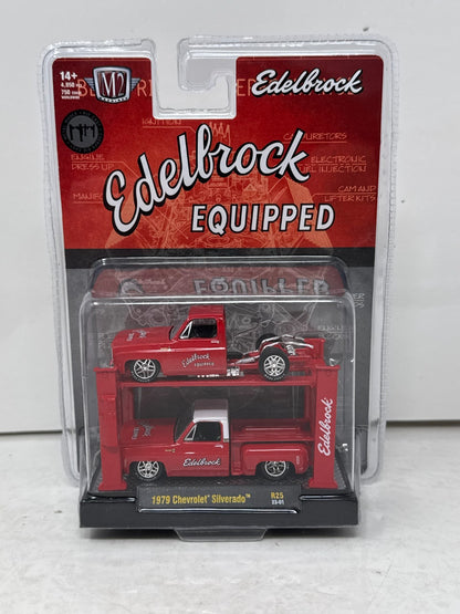 M2 Machines Auto Lift 1979 Chevrolet Silverado Edelbrock Equipped 1:64 Diecast