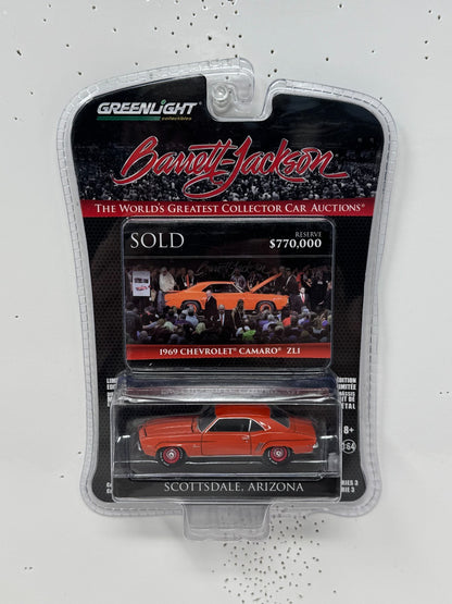 Greenlight Barrett-Jackson 1969 Chevrolet Camaro ZL1 1:64 Diecast