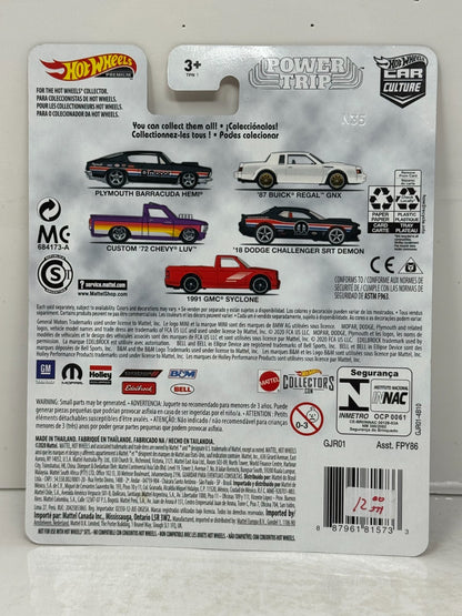 Hot Wheels Premium Power Trip 1991 GMC Syclone 1:64 Diecast