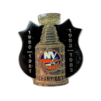 New York Islanders 1980 1981 1982 1983 Stanley Cup NHL Lapel Pin