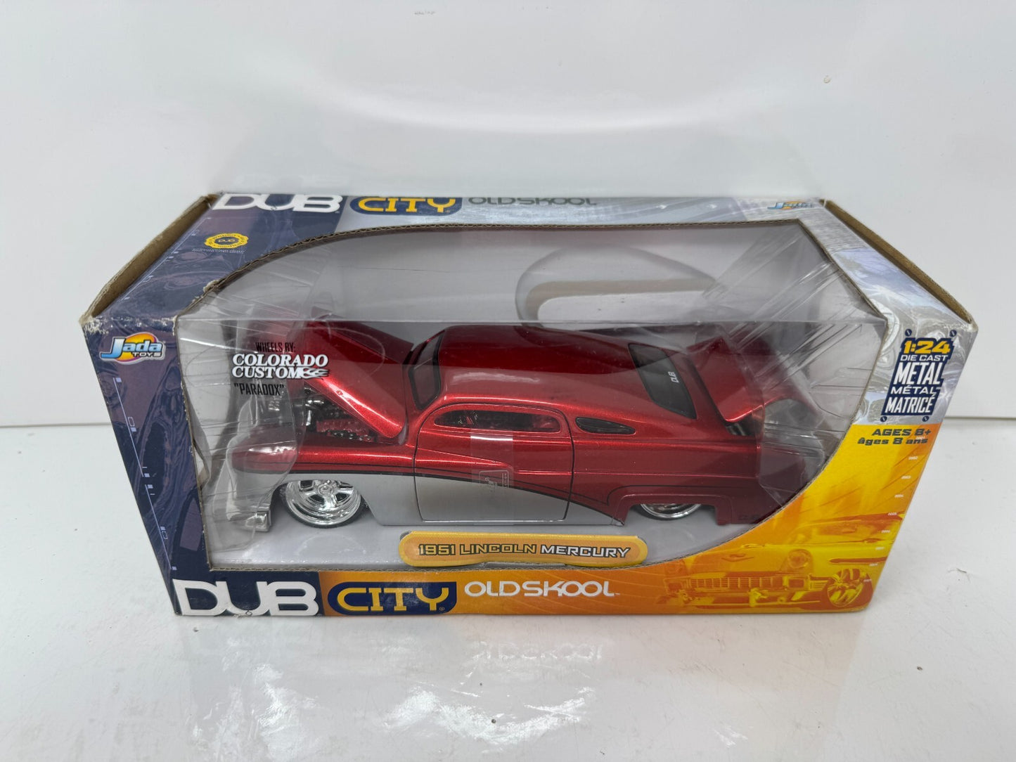 Jada Dub City OldSkool 1951 Lincoln Mercury 1:24 Diecast Colorado Custom Wheels