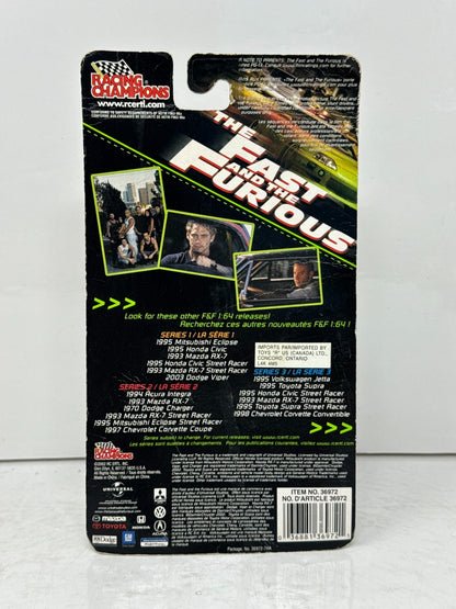 Racing Champions The Fast and the Furious 1993 Mazda RX-7 Series 2 1:64 Diecast