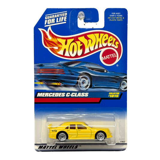 Hot Wheels Mercedes C-Class 1:64 Diecast Yellow