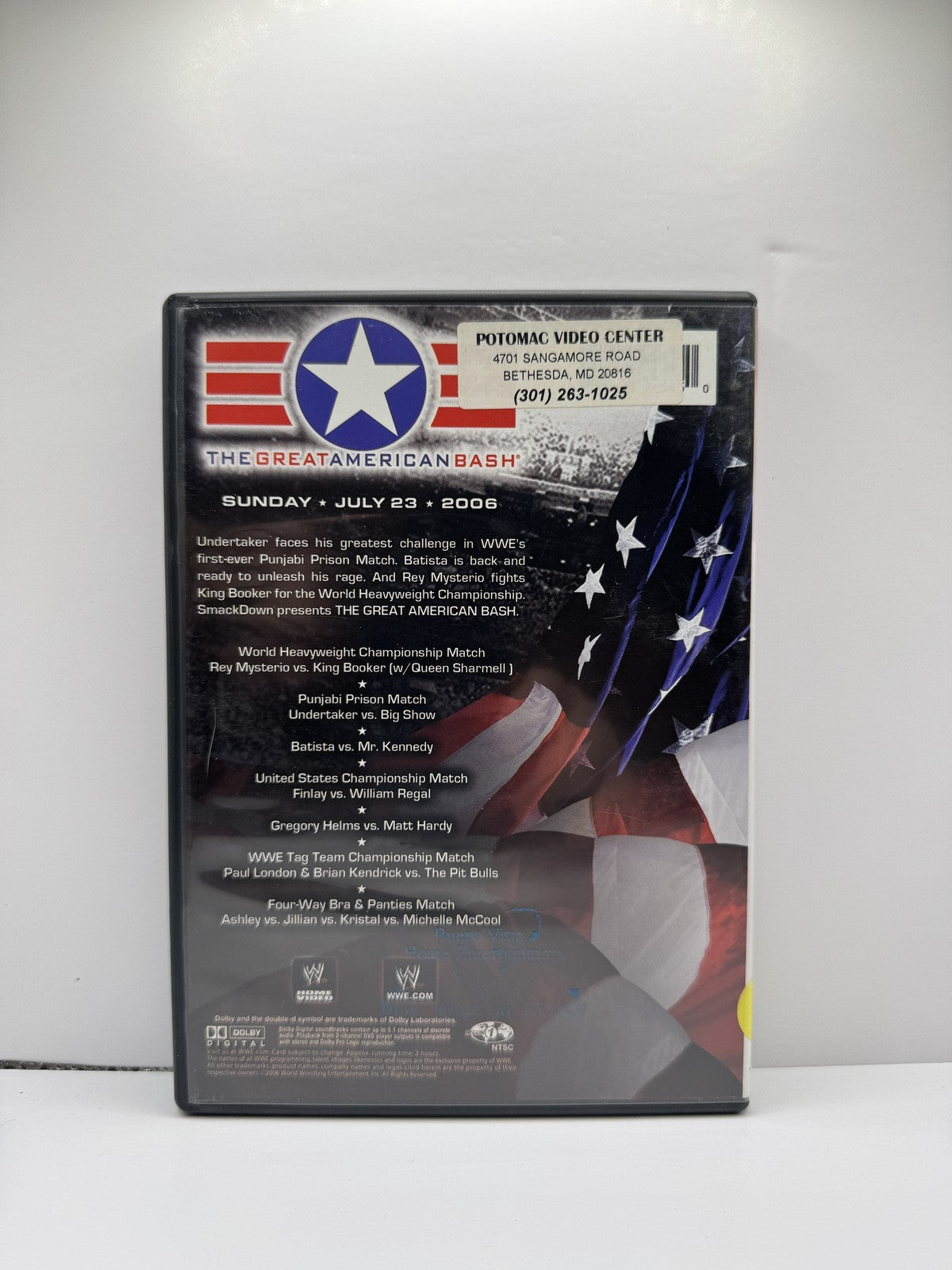 WWE Great American Bash 2006 (DVD) WWE Wrestling