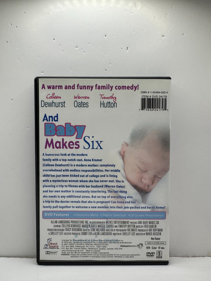 And Baby Makes Six (DVD) Colleen Dewhurst Drama