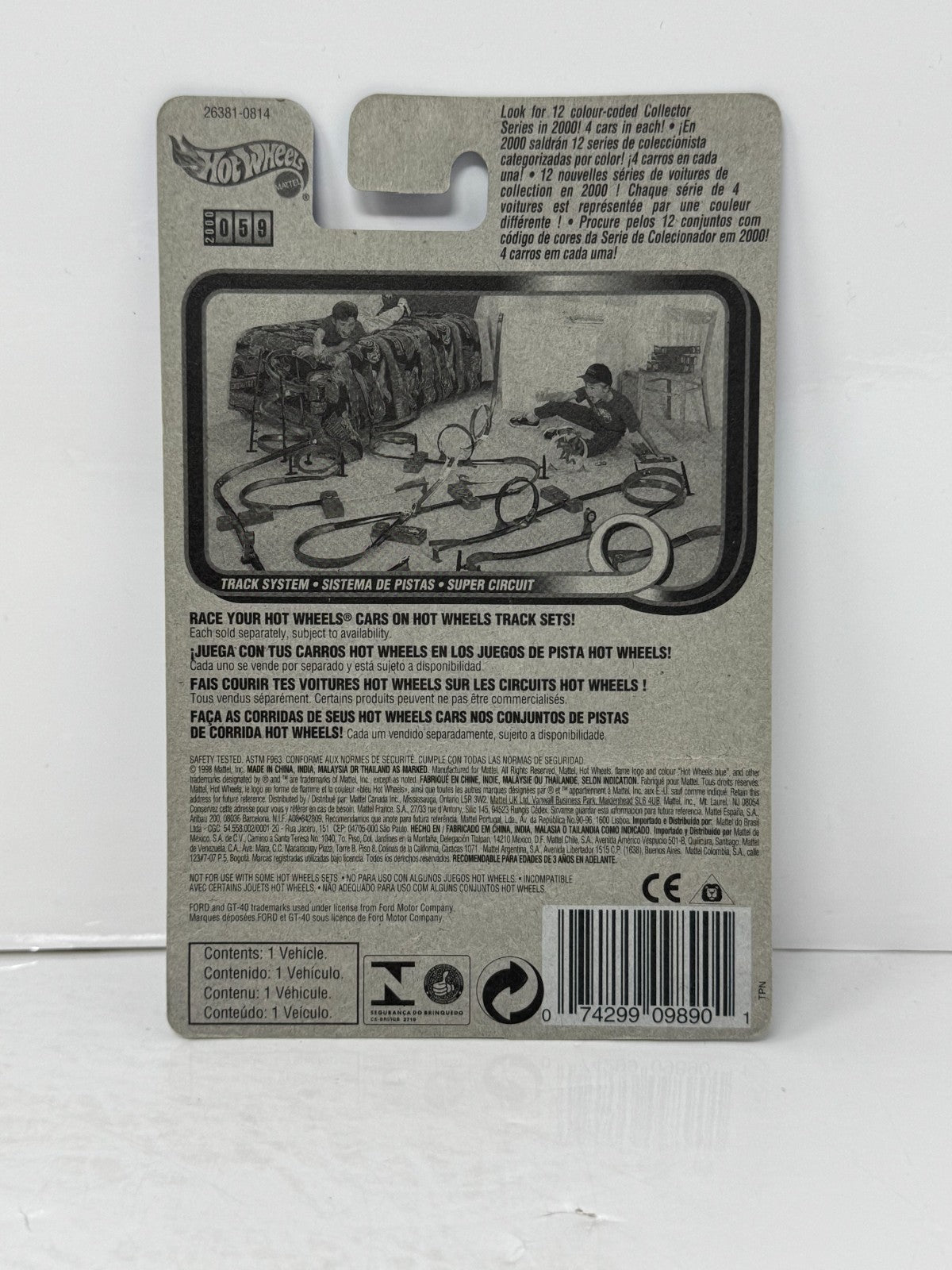 Hot Wheels Treasure Hunt Ford GT-40 Real Riders 1:64 Diecast