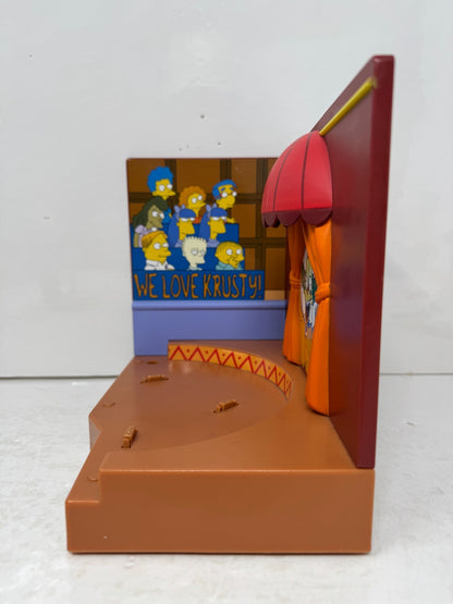 Simpsons World of Springfield Krusty Show Krustylu Studios Playmates Playset