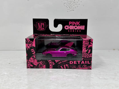 M2 Machines Pink Chrome Series 1970 Nissan Fairlady Z432 1:64 Diecast