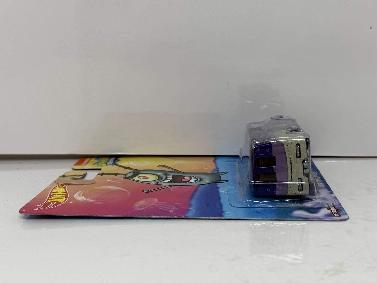 Hot Wheels SpongeBob SquarePants Plankton Dairy Delivery 1:64 Diecast Real Rider