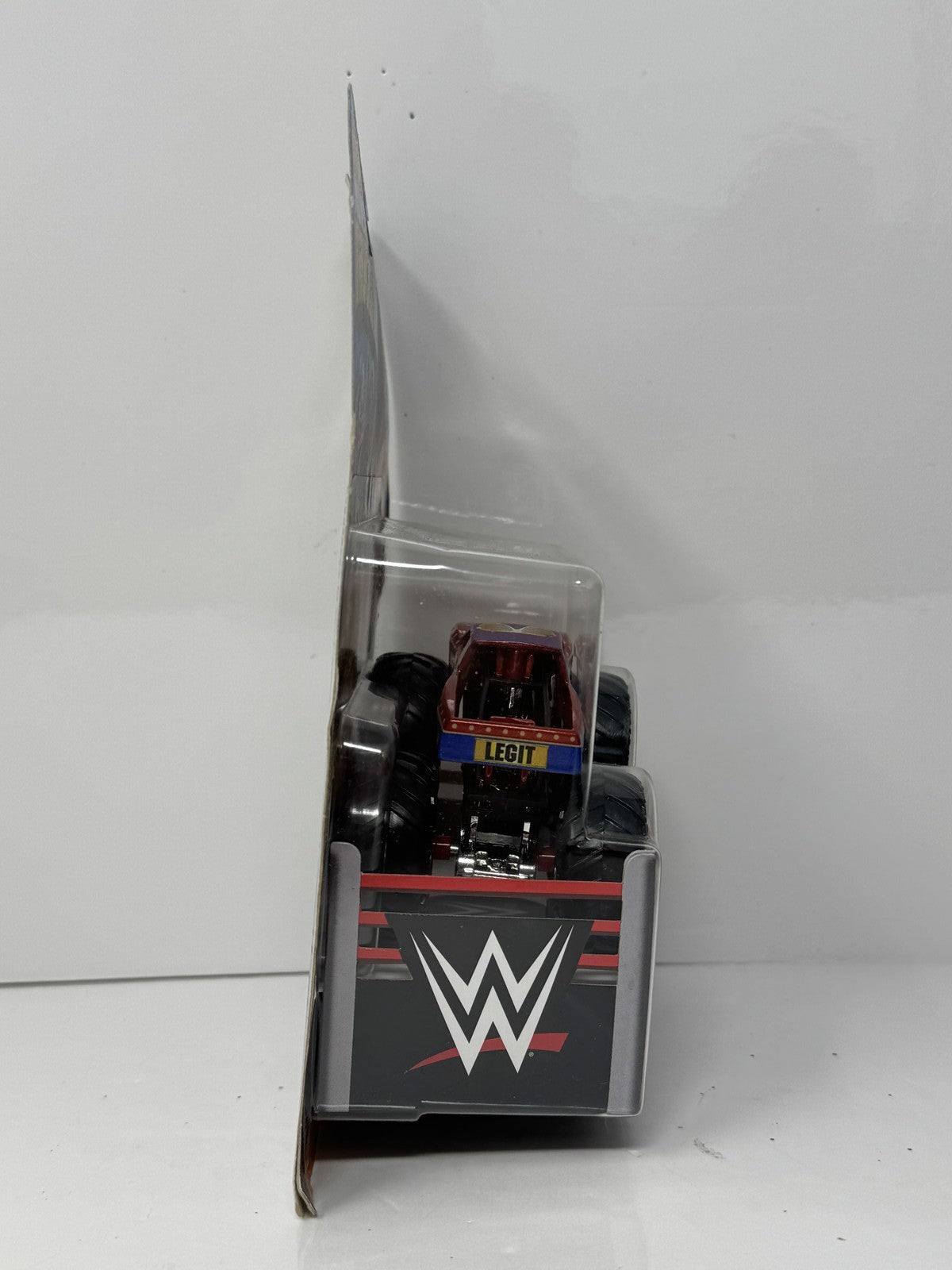 Hot Wheels Monster Trucks WWE Sasha Banks 1:64 Diecast Red and Blue