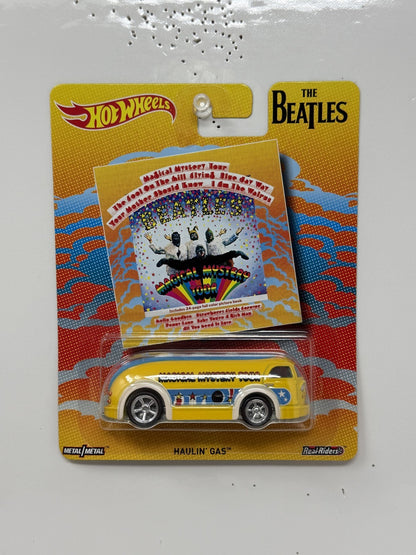 Hot Wheels The Beatles Magical Mystery Tour Haulin' Gas 1:64 Diecast Real Riders