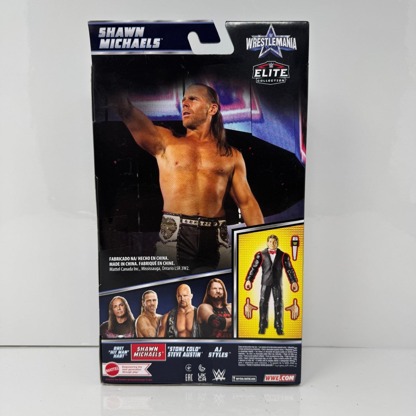 Mattel WWE Elite Collection WrestleMania Shawn Michaels Action Figure