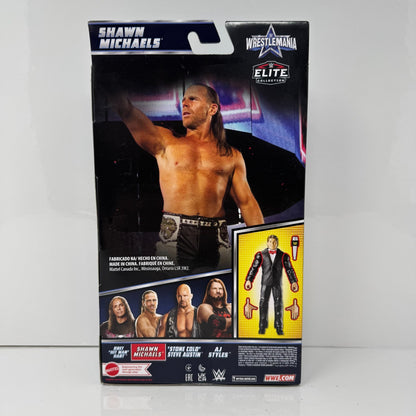 Mattel WWE Elite Collection WrestleMania Shawn Michaels Action Figure