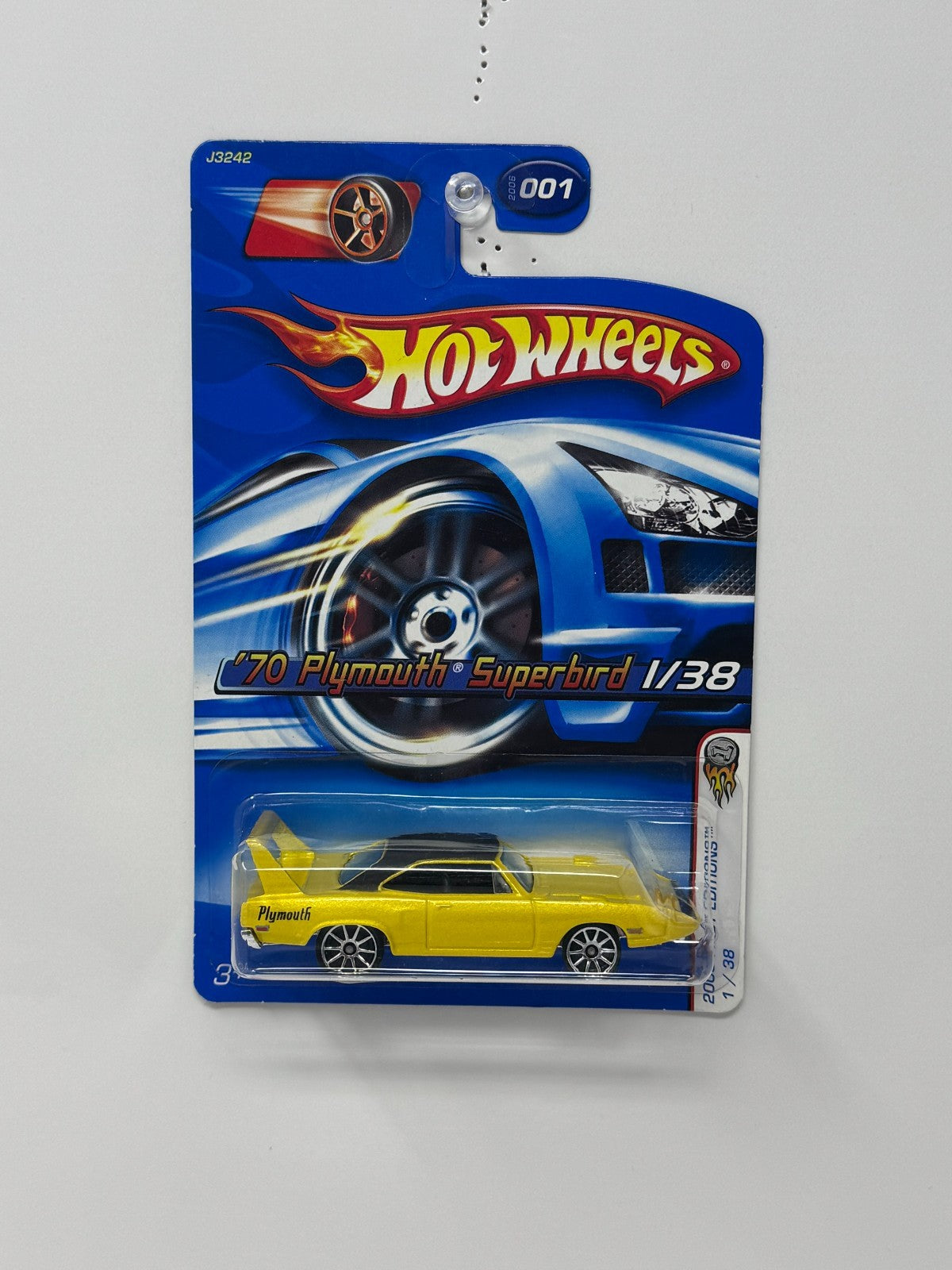 Hot Wheels First Editions 1970 Plymouth Superbird FTE 1:64 Diecast Yellow