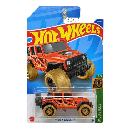 Hot Wheels Treasure Hunt Mud Studs 2017 Jeep Wrangler 1:64 Diecast