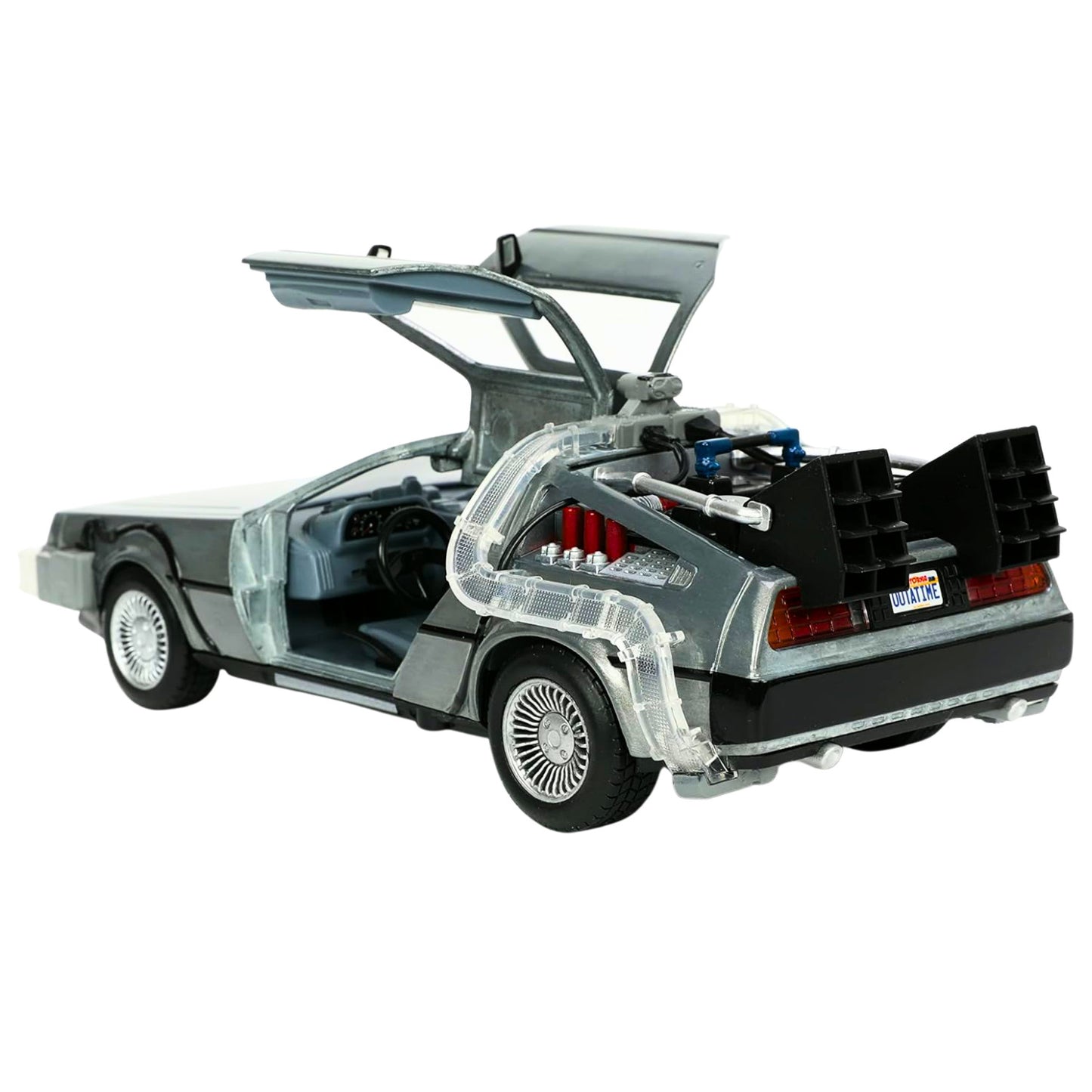 Jada Back to the Future Time Machine DeLorean w/ Lights 1:24 Diecast