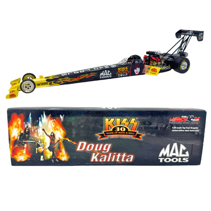 Action NHRA Doug Kalitta Kiss 30th Anniversary Top Fuel Dragster 1:24 Diecast