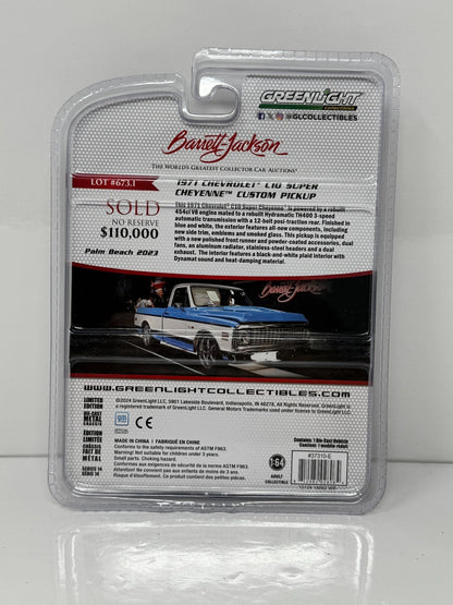 Greenlight Barrett-Jackson 1971 Chevrolet C10 Super Cheyenne 1:64 Diecast