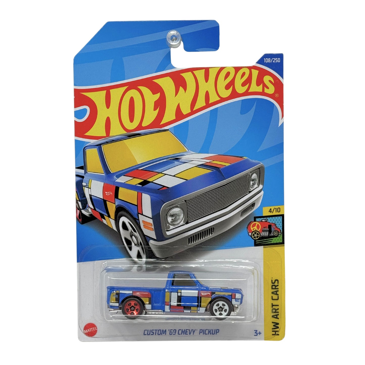 Hot Wheels HW Art Cars Custom 1969 Chevy Pickup 1:64 Diecast
