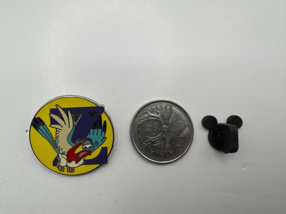 WDW Disney Zazu "Z" Alphabet Hidden Mickey Trading Pin DC1S16