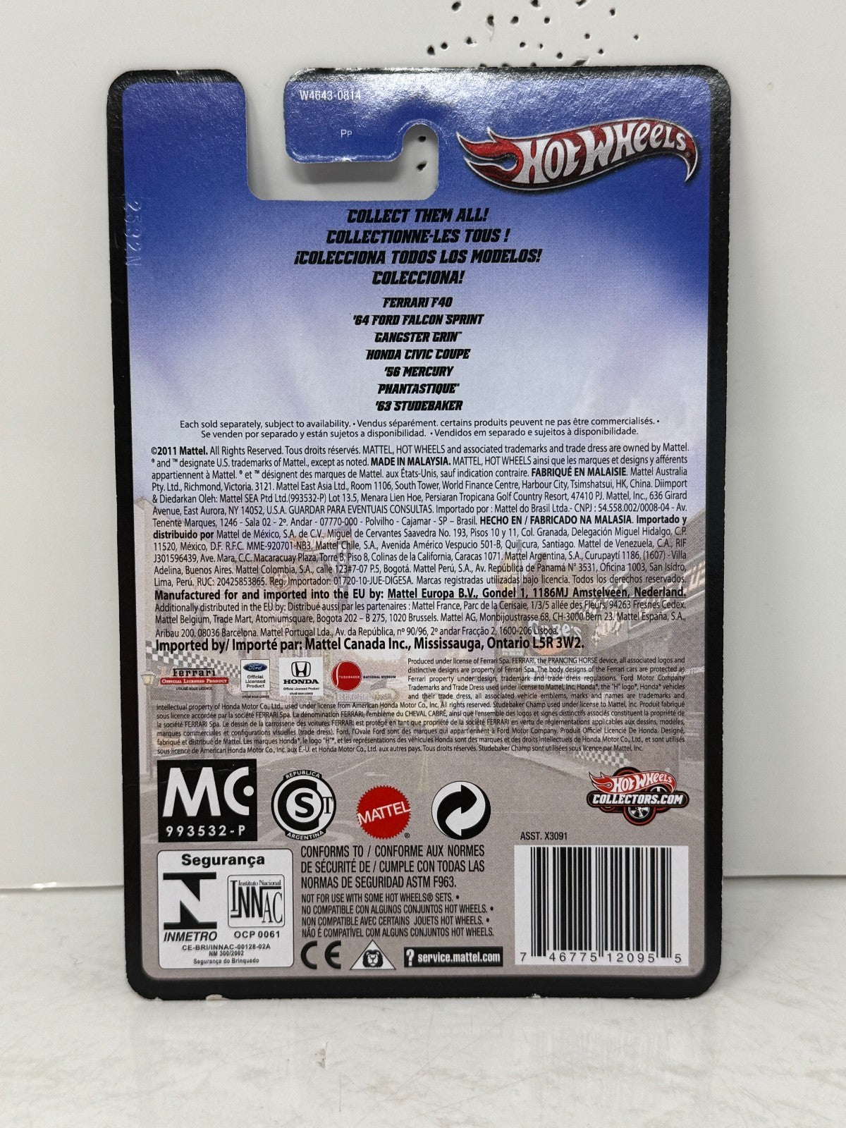 Hot Wheels Boulevard Underdogs 1964 Ford Falcon Sprint 1:64 Diecast