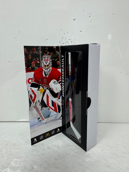 Sam Montembeault  Montreal Canadiens McDonalds NHL Collectible Mini Hockey Stick