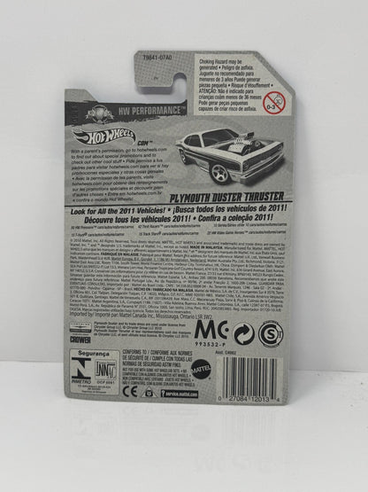 Hot Wheels Performance Plymouth Duster Thruster 1:64 Diecast White