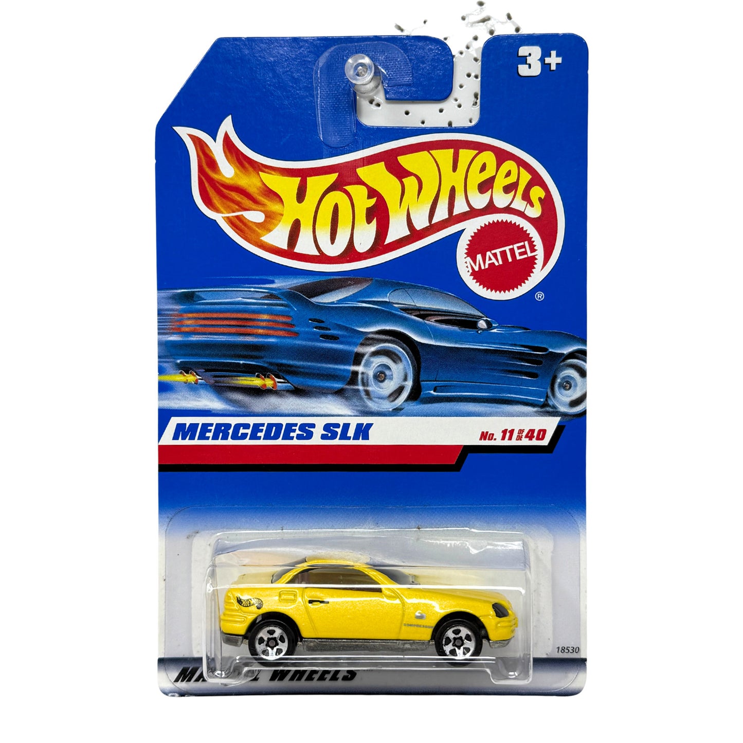 Hot Wheels Mercedes SLK 1:64 Diecast Yellow
