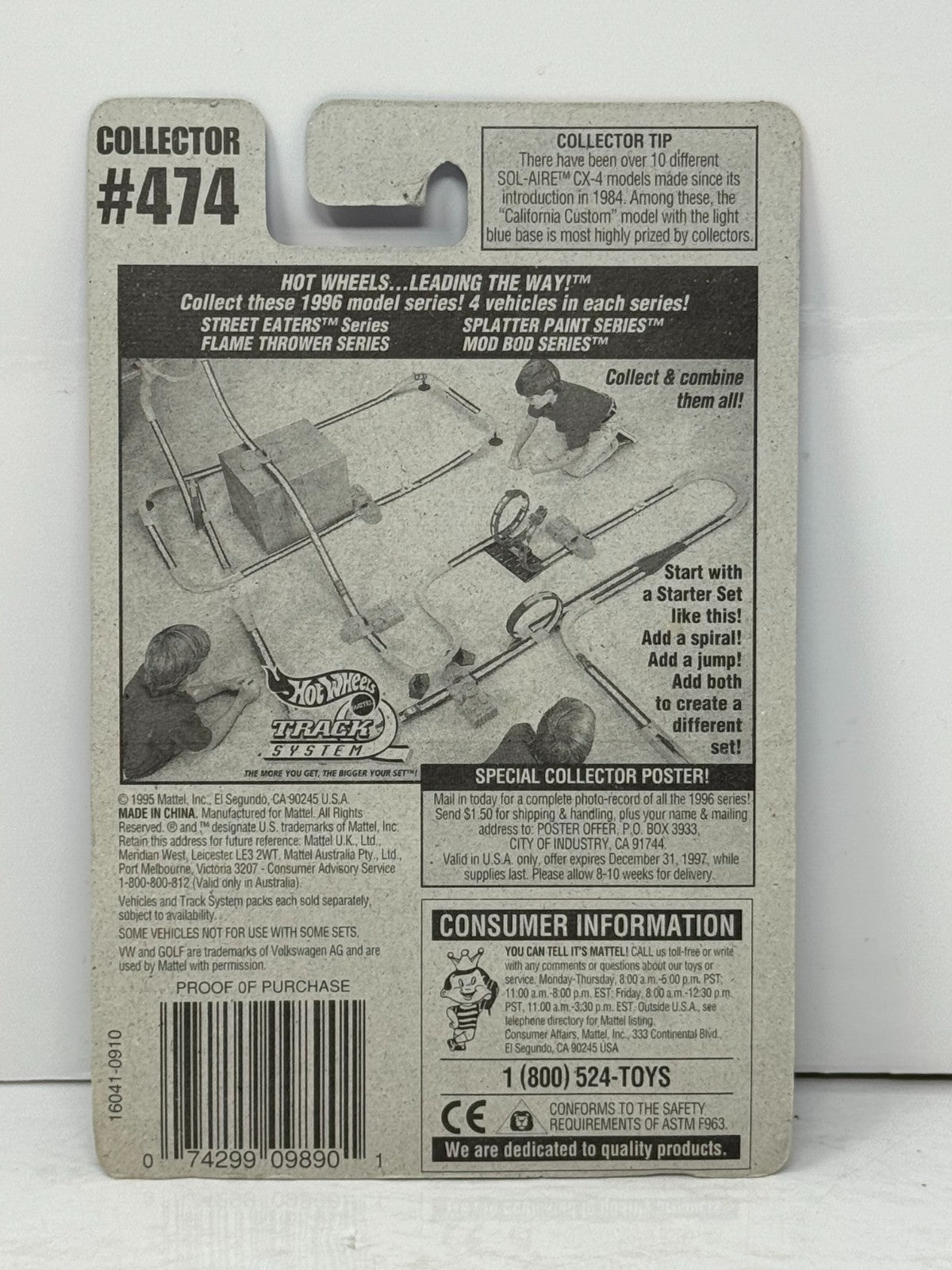 Hot Wheels Collector Series Volkswagen Golf Fahrvergnügen Black 1:64 Diecast