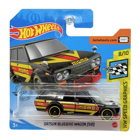Hot Wheels HW Speed Graphics Datsun Bluebird Wagon (510) JDM 1:64 Diecast Short Card