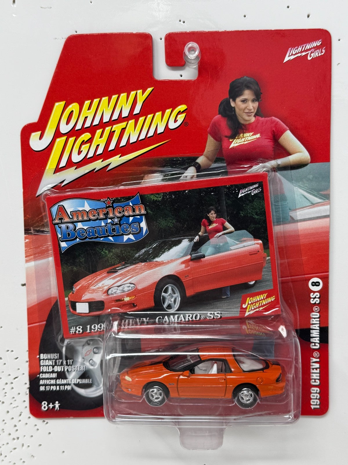 Johnny Lightning American Beauties 1999 Chevy Camaro SS 1:64 Diecast