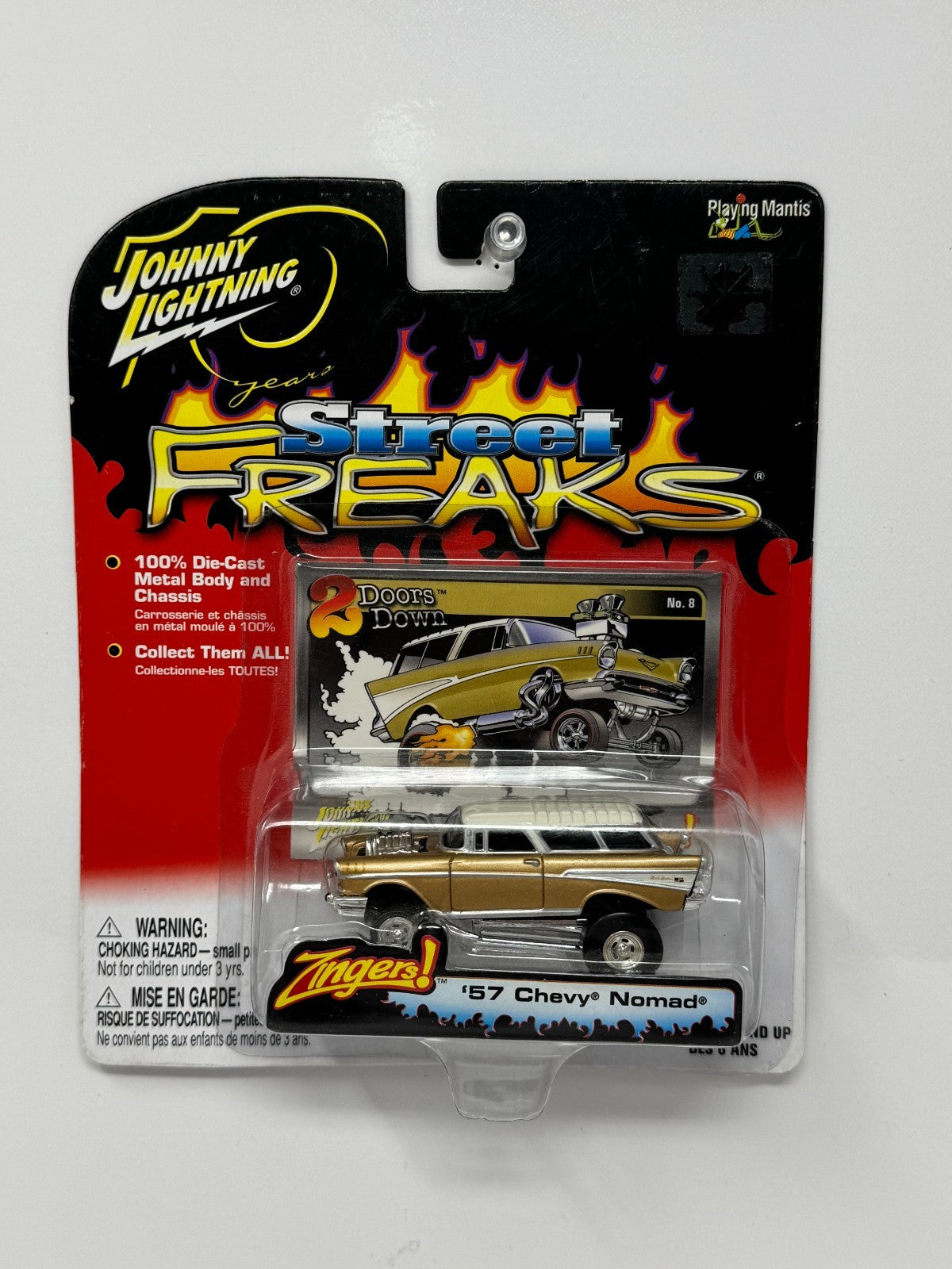 Johnny Lightning Street Freaks 1957 Chevy Nomad Zingers 1:64 Diecast